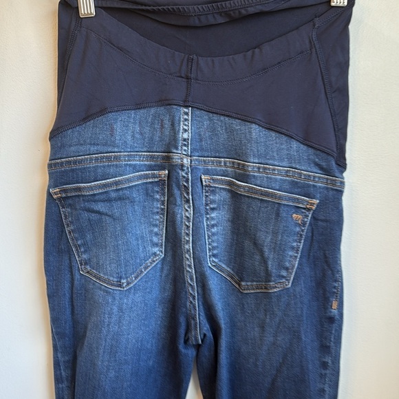 Madewell Maternity Over-the-Belly Skinny Jeans in Danny Wash: TENCEL Denim SZ 26 - Picture 9 of 11